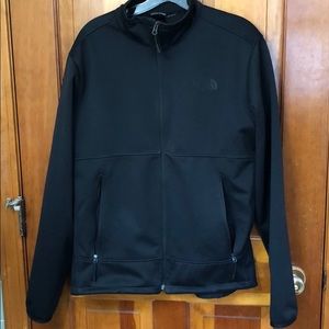 North Face Black Soft Shell Jacket Medium